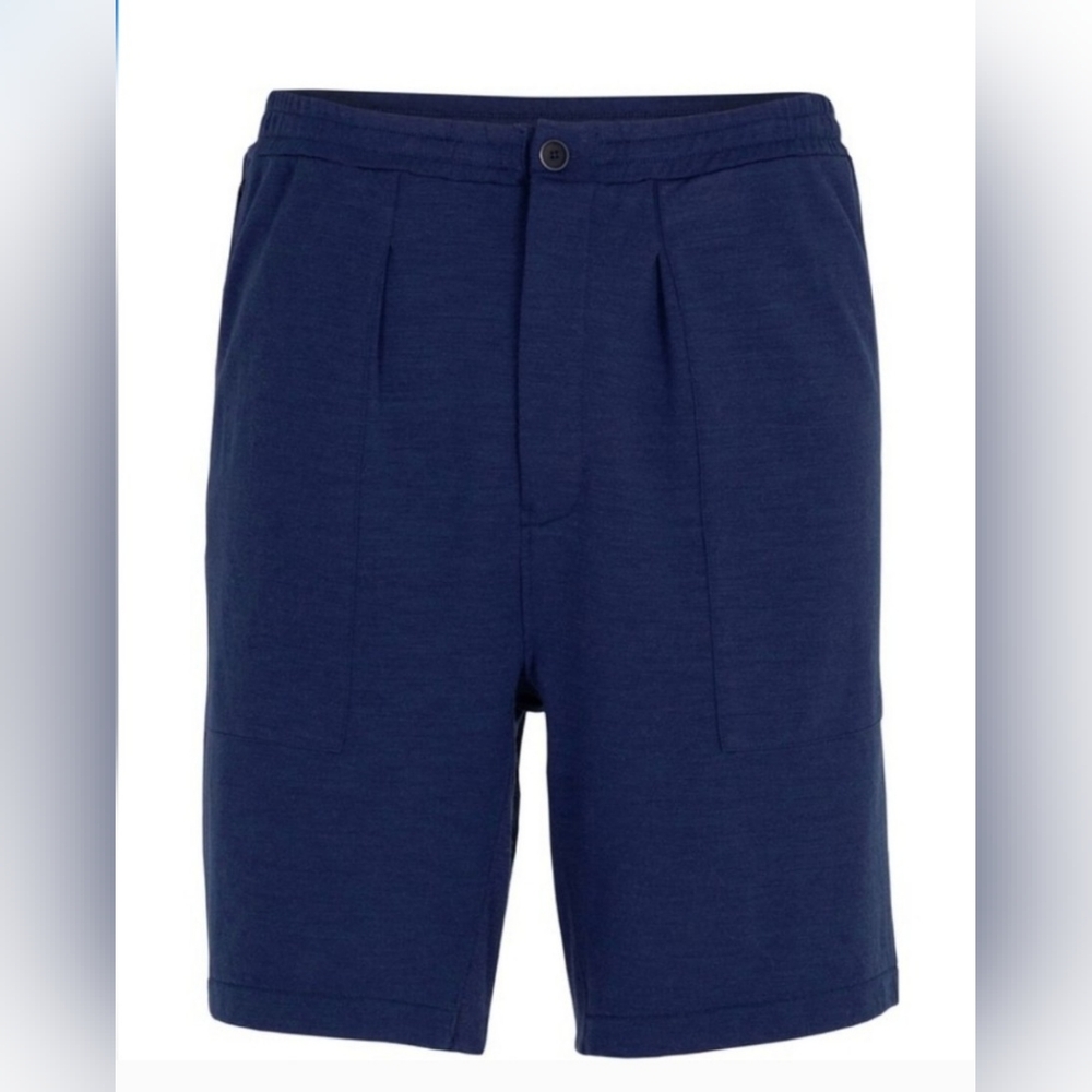 Men's Icebreaker 200 Terry Shorts in Navy, size L